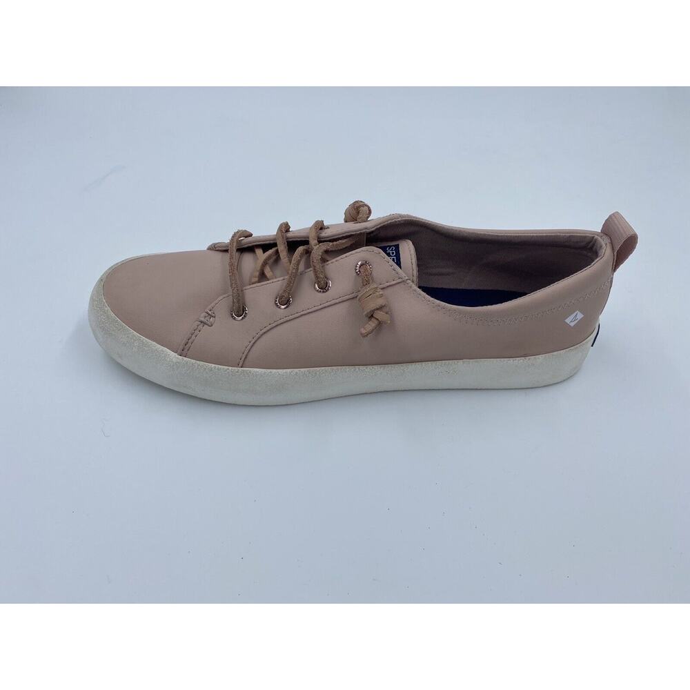 Women's Sperry Crest Vibe Leather Sneakers Blush Sz 11 - Picture 6 of 10
